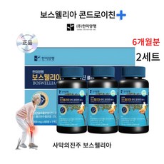 이브큐어 한미 미국산 상어연골과 식물성 보스웰리아 선물세트, 2세트, 180정