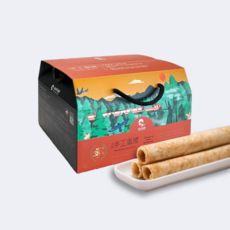 山日初 經典38%手工蛋捲 芝麻 夾鏈袋 禮盒裝, 440g, 1套