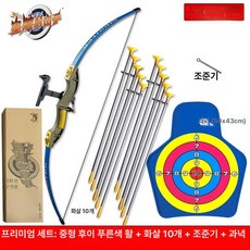 실내 양궁 게임 과녁 쏘기 체육 교구 장난감 활 소형 스포츠, 1개, 중형 후예 블루10 화살조준판걸이식 표적