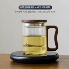 모카포트 인덕션 하이라이트 티포트 렌지 핸드드립 보온, 우유나무 3종 컵 세트, 1개, 1L