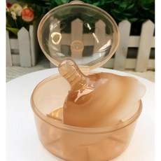 코지베베 나노 프리미엄 실리콘 이중 레이어 유두 보호기 1개+케이스 모유수유 평평함몰유두, 1개