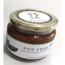죽장연 우렁쌈장 500g(유리병)(냉장) / 바로된장+죽장연 고추장+논우렁이(국내산) / 항아리 천연발효 / 포항 죽장면, 1개, 500g