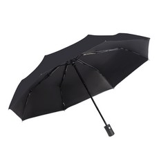 雨傘定製全自動晴雨兩用傘摺疊雨傘大號遮陽黑膠傘加大抗風防曬傘