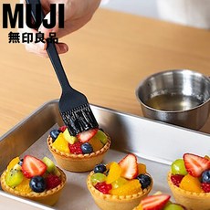 무인양품 무지 블랙 실리콘 조리도구 요리 브러쉬 오일 붓, 1개