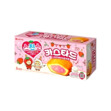 롯데 카스타드 스트로베리 요거트, 1박스, 126g