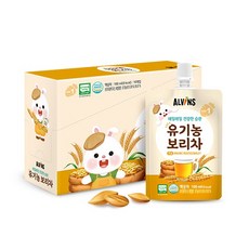 [엘빈즈] 매일매일 건강한습관 유기농보리차(액상차), 100ml, 10개