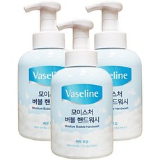 애경 바세린 모이스처 버블 핸드워시, 500ml, 3개