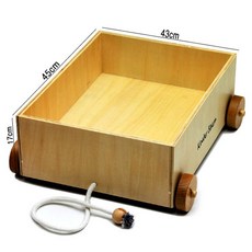 대형 목재 나무상자 원목 정리함 수납 공간박스 소품 우드케이스, 1개