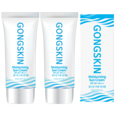 공스킨 끈적임 없는 데일리 수분 선크림, 2개, 50ml