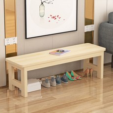폭좁은의자 원목 긴 롱 침대틈새 웨이팅 벤치 선반, 홑겹 70X30X40 우드 오일