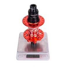 ZTTO 山地車碟剎花鼓 32孔 鋁合金四培林軸承, 前後 XD 紅色, 1個