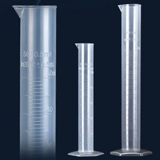 플라스틱 메스실린더 매스 눈금 실린더 과학 실험 기구, 100ml