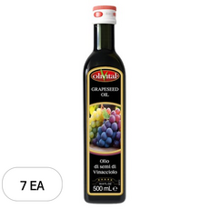 올리비탈 포도씨유, 7개, 500ml