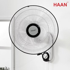 [26년형] 한경희 저소음 벽걸이 선풍기 40cm 가정용 사무실 업소용 벽선풍기, 01.일반형[화이트/블랙]