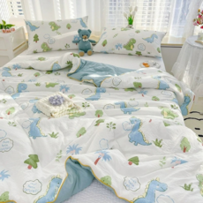 피라모니 여름 간절기 가벽고 부드러운 콩섬유 차렵이불