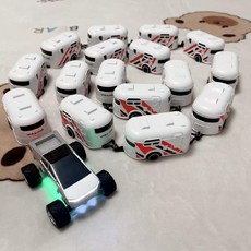 원격 제어 멀티 트레일러 RV 다중 섹션 열차 가능 3단 변속 충전 장난감 자동차, 배터리 25분, 1개, 흰색(흰색 16개)+액세서리
