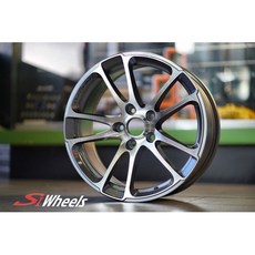 FK鋁圈 17吋 5/114.3 WP235 亮鐵灰車面鋁圈，提升操控性與燃油效率，多種車型適用, 1個