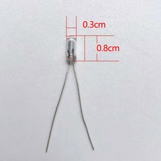 10pcs 3V 6V 9V 12V 24V 미니 표시기 전구 3mm/4mm/5mm 램프 전구 에디슨 백열 필라멘트 쌀 전구, 없음, 3) 3MM - 10Pcs-9V
