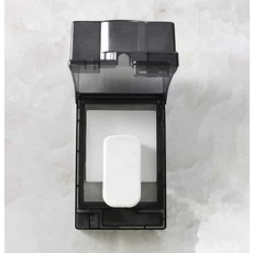 루마 콘센트 방수 커버 직사각 무타공, 01직사각콘센트C-블랙