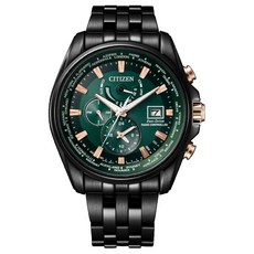 CITIZEN 星辰 光動能萬年曆電波手錶 AT9128-87X