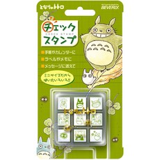 莫莫日貨日本製 BEVERLY 宮崎駿 豆豆龍 龍貓 迷你盒裝印章, 1個