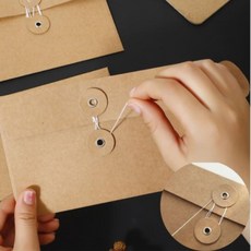 윈코 두꺼운 예단비 청첩장 크라프트 크래프트 고급 편지봉투