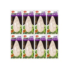 하림 닭가슴살 블랙페퍼, 100g, 8개