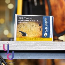 K&K Big Twin Internal 雙貼片 被動式 拾音器 Pickup 低音大提琴 豎琴 吉他 手鼓 收音, 1個