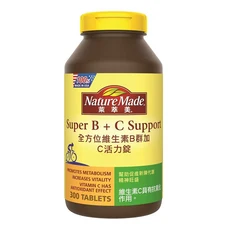Nature Made 萊萃美 全方位維生素B群加C 活力錠, 1個, 300顆