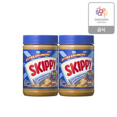 스키피 수퍼청크 땅콩버터, 462g, 3개