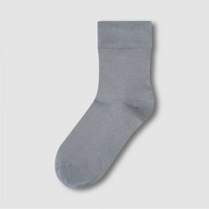 [JAJU] 자주 남 코튼 무압박 중목 양말 1족_그레이