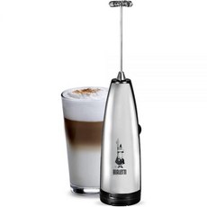 비알레띠 우유 거품기 스테인리스 스틸 자동 건전지형 30cm