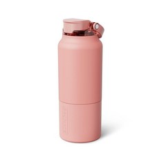 BrüMate Rise 커버 실리콘 빨대가 있는 739.3ml25온스 물병 | 100% 누출 방지 단열 컵 홀더 친화적인 베이스 739ml25온스 구아바 180944