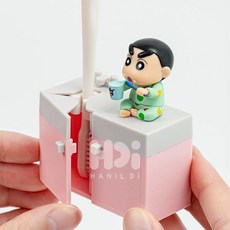 짱구는 못말려 세면대 칫솔살균기 휴대용 가정용 무선 소독기 스탠드 UV 굿즈, 짱구세면대칫솔살균기