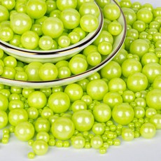 케이크 장식용 트위스위트 크리스마스 스프링클 골드 및 레드 펄 베이킹용 식용 트리 설탕 캔디 막대 믹스 토퍼 스크림 컵케이크 쿠키 토핑 디저트 장식 파티 용품130g4.58온스, Green