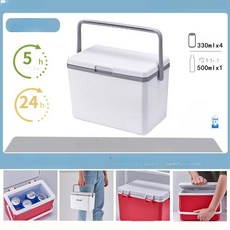 샤인픽스토어 차량용아이스박스 아이스탱크 낚시 쿨러, 1개, 1L, 3L 화이트 1 블루