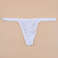 남성 시스루 남자 속옷 편한 티팬티 통기성 망사 여름 1개 항목 블랙 M 40.0-50.0kg