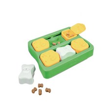 Nina Ottosson 犬益智藏食玩具 增加互動 增加狗狗的挑戰性, 1個, 71532狗狗智力拼圖, 71532狗狗智力拼圖