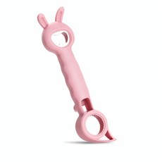 可愛卡通兔造型多功能開瓶器, 兔子開瓶器 紫色, 1個