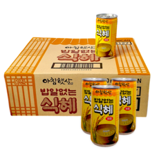 웅진 아침햇살 밥알없는 식혜, 4개, 180ml