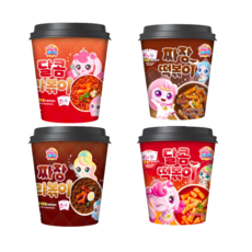 캐치! 티니핑 컵떡볶이 라볶이 혼합세트 달콤 짜장 어린이 간편식
