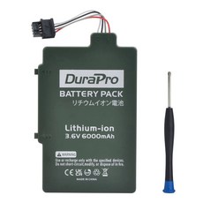 Wii U 게임패드용 듀라프로 배터리 6000mAh WUP-001 WUP-012 WUP-010 (무료 도구 포함), 1 Battery Set, 1개