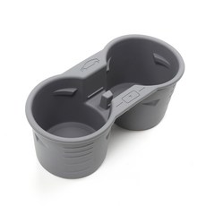 레모토 테슬라 실리콘 컵홀더 모델3 모델Y 소음 흔들림 방지, 그레이, 1개