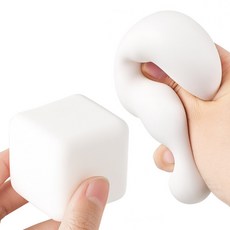 벨리어 두부마시멜로 말랑이 스퀴시, 2개, 51g, 화이트