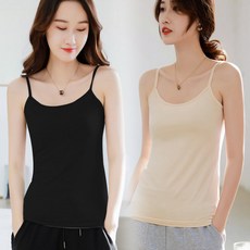 LOVEPINGCO 女款素色細肩帶背心 10入
