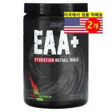 Nutrex Research EAA 하이드레이션 아미노산 파우더 딸기 수박 맛 EAA+ Hydration, 2개, 390g