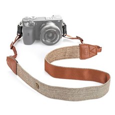 CZSLPE 퀵 릴리즈 카메라 숄더 스트랩 안전 테더 넥 면 어깨끈 다양한 카메라에 적합합니다 色 674066, 브라운