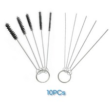 기화기 예초기 캬브레타 청소 브러쉬 화구 바늘, 10개