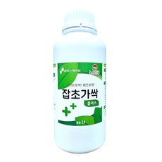 농사친구 잡초가싹 플러스 (농약 제초제 아님) 잔디사용X, 1개, 1L