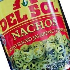 먹방상회 델솔 할라피뇨 슬라이스 2.83kg x 6개입 한박스, 3kg